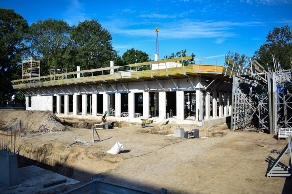 Bouw Koning Willem 2 school vordert gestaag